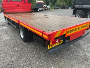2013 DAF LF 45-220 18ft Flatbed crane