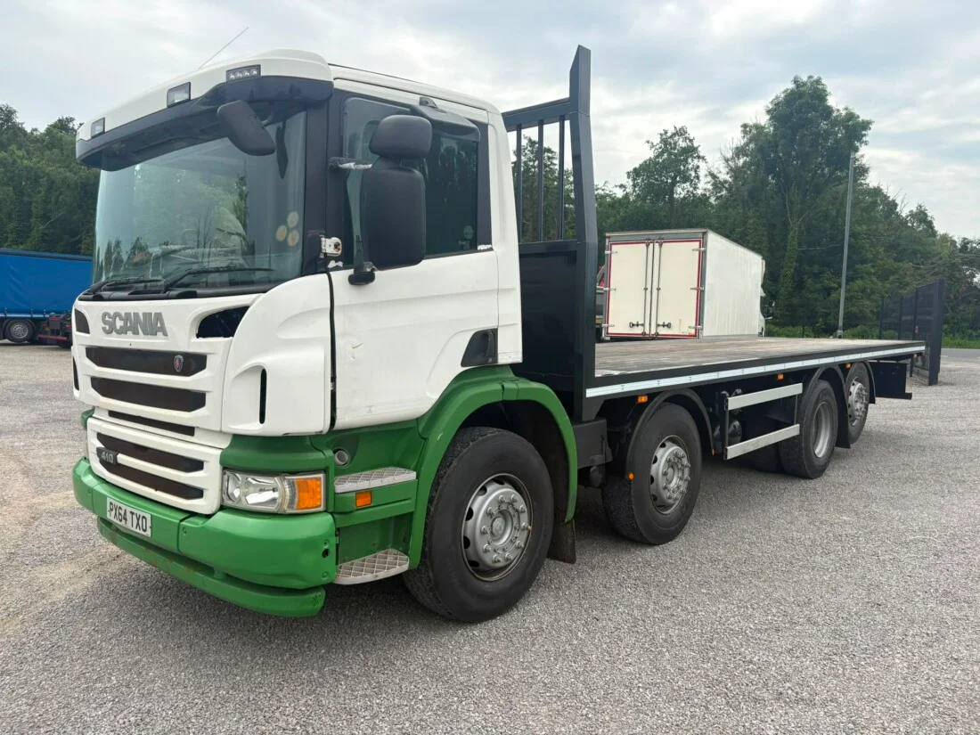 2014 Scania P410 8×2 Flatbed