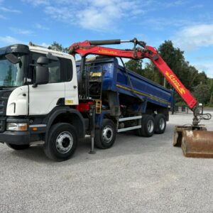 2008 Scania P340 8x4 Tipper Grab
