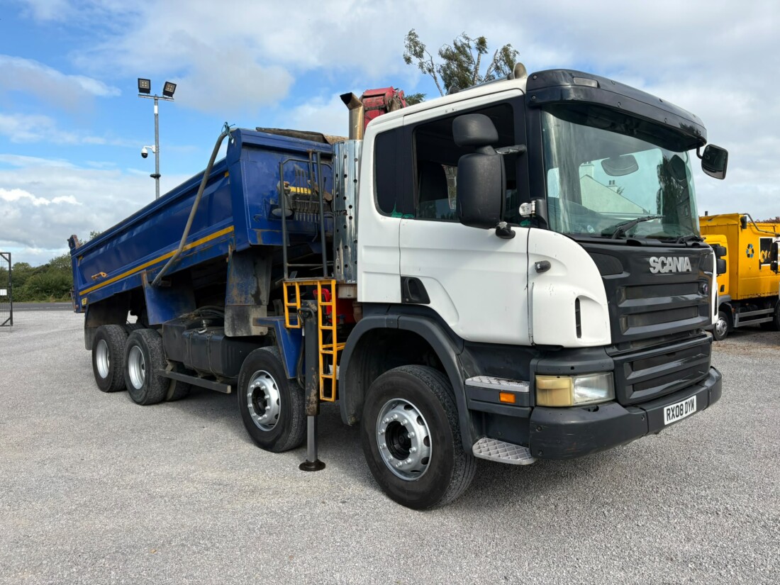 2008 Scania P340 8x4 Tipper Grab - Image 4
